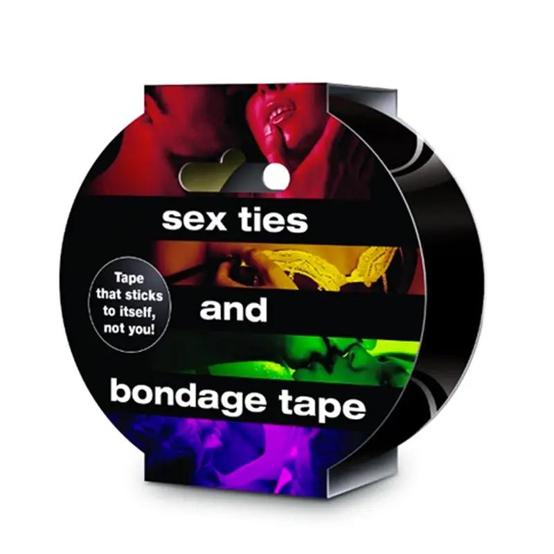 Sex Ties and Bondage Tape Black by Creative Conceptions