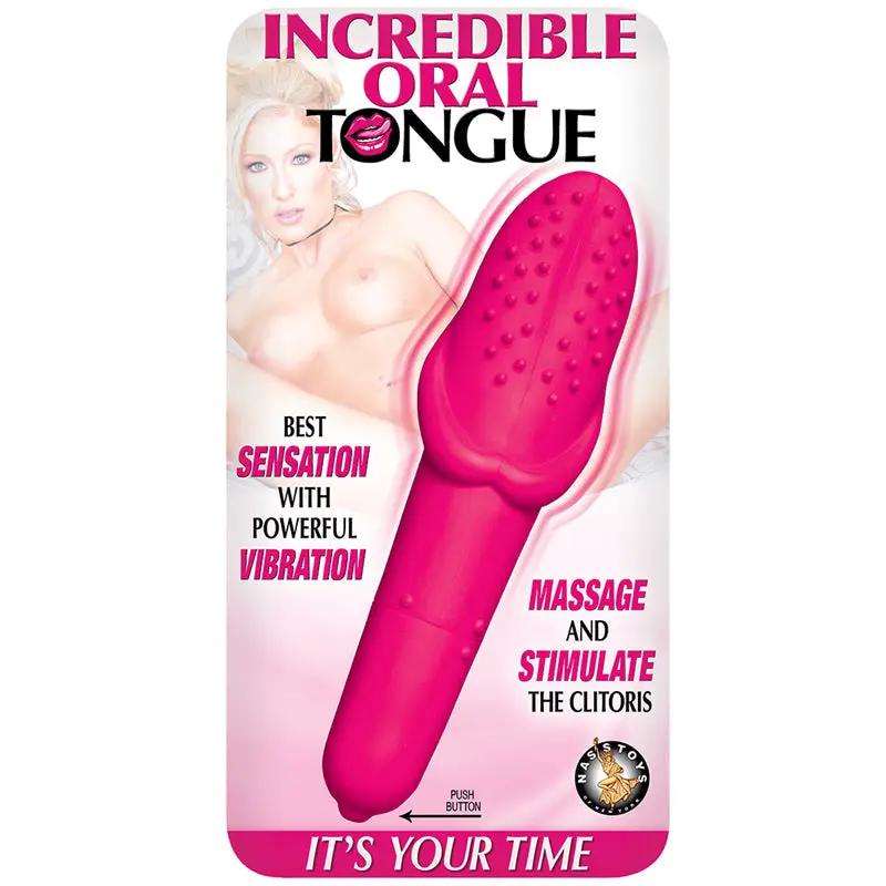 Incredible Oral Tongue Waterproof Pink by Nasstoys
