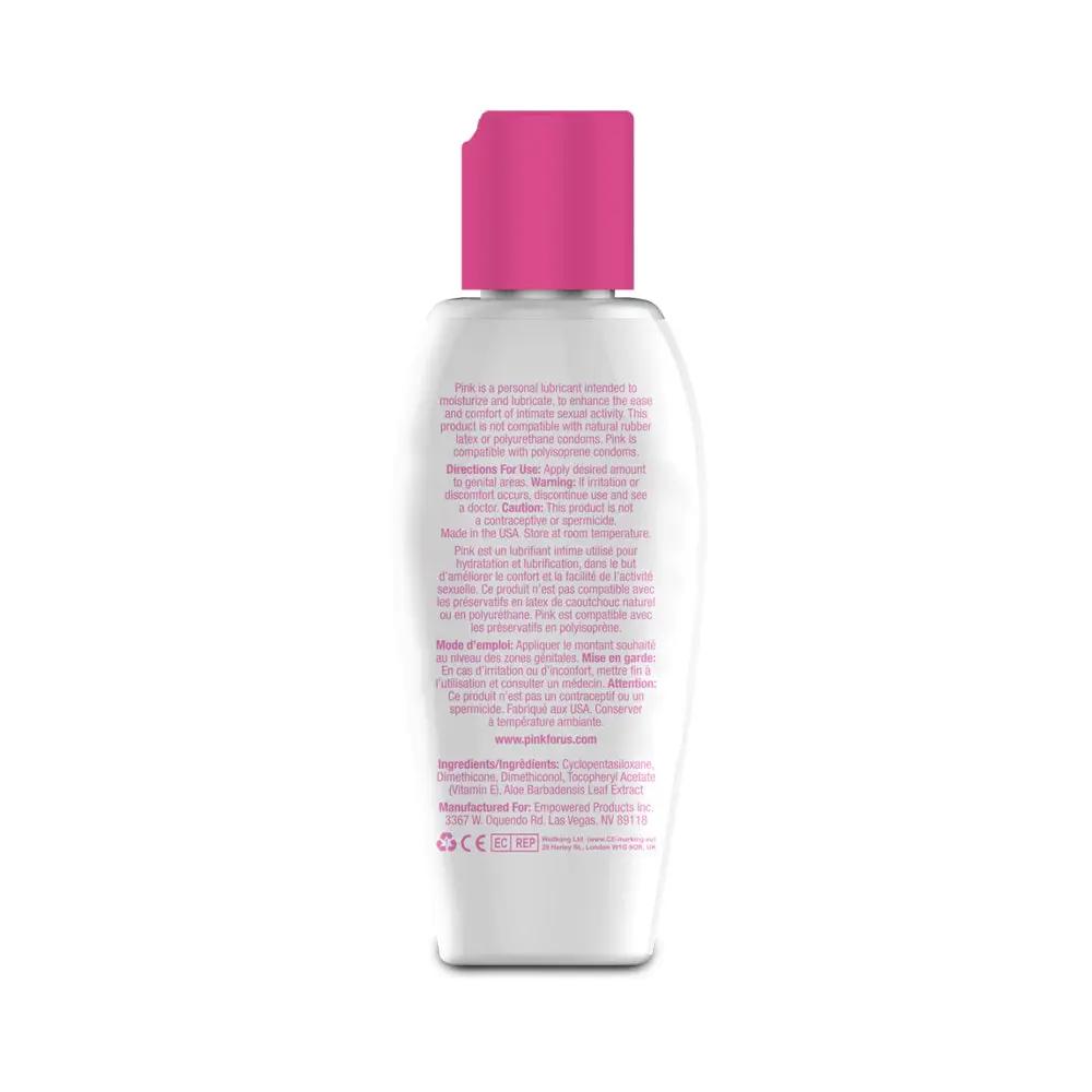 Pink Silicone Lubricant 2.8 oz. by Pink Sensuals