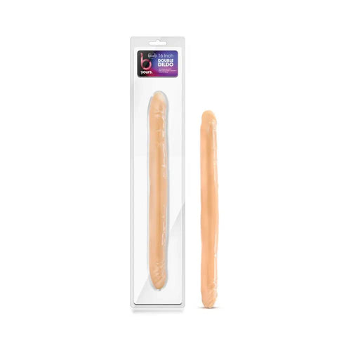 B Yours 16 in. Double Dildo Beige by Blush