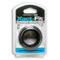 Curve Toys Perfect Fit Xact-Fit 3-Piece Premium Silicone Rings (#14, #17, #20) Black by Perfect Fit