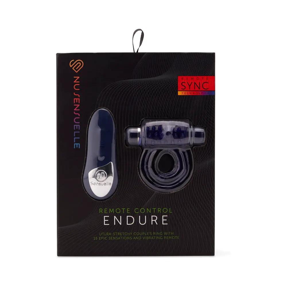 Nu Sensuelle Endure Remote Control Couple's Ring Blue by Nu Sensuelle