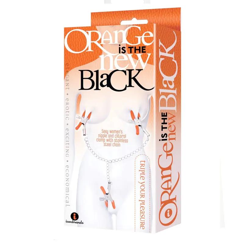 The 9's, Orange Is The New Black, Triple Your Pleasure Clamps & Chain by Icon Brands