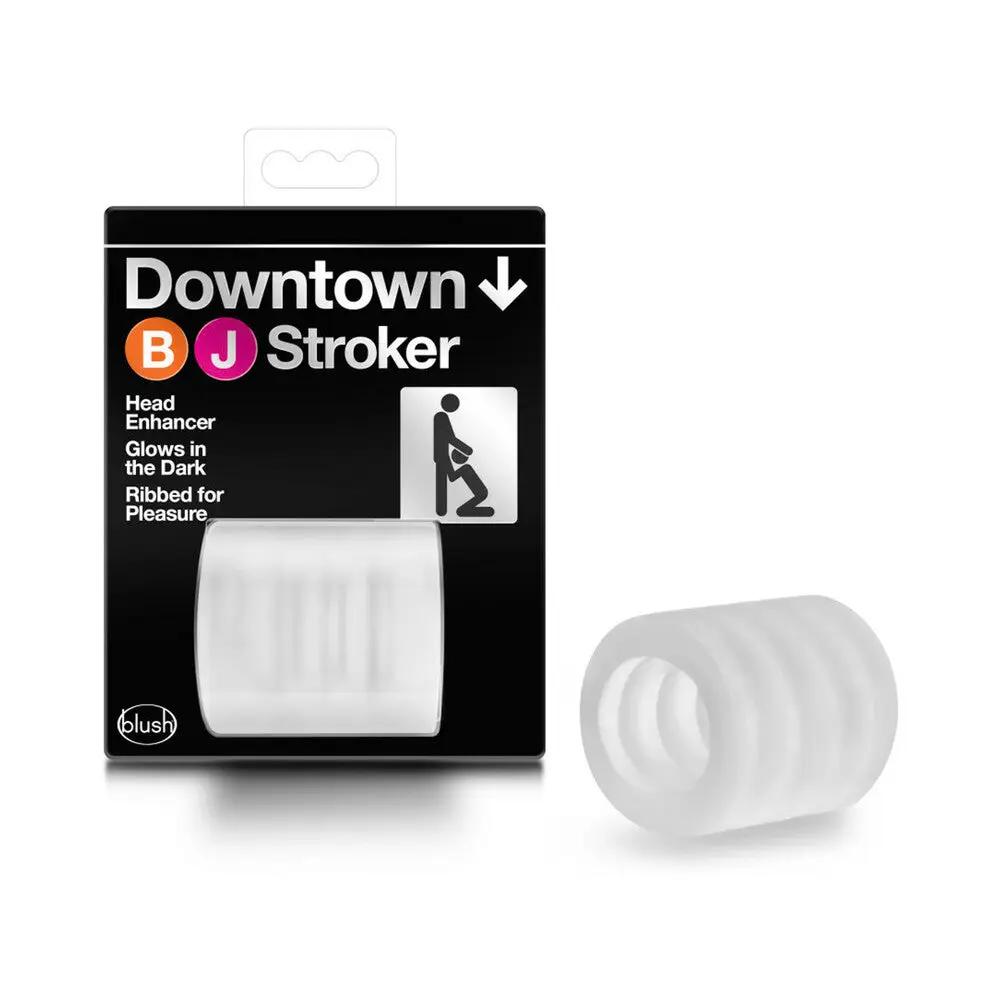 X5 Men Downtown BJ Stroker Oral Enhancer Clear by Blush