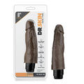 Dr. Skin Cock Vibe 14 Realistic 8 in. Vibrating Dildo Brown by Blush