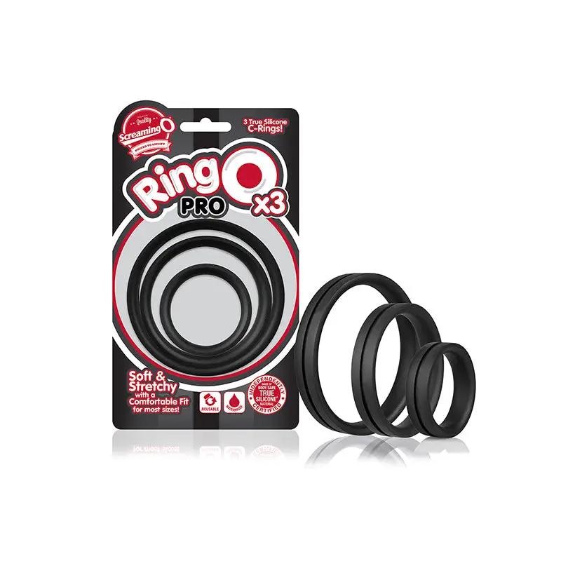 Screaming O RingO Pro x3 - Black by Screaming O