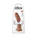 King Cock 9 in. Cock Realistic Dildo With Suction Cup Tan by Pipedream