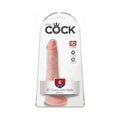 King Cock 6 in. Cock With Balls Realistic Suction Cup Dildo Beige by Pipedream