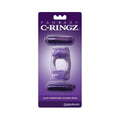 Fantasy C-Ringz Duo-Vibrating Super Ring With Dual Bullets Purple by Pipedream