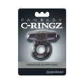 Fantasy C-Ringz Vibrating Super Ring With Bullet Black by Pipedream