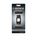 Fantasy C-Ringz Duo-Vibrating Super Ring With Dual Bullets Black by Pipedream