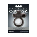 Fantasy C-Ringz Vibrating Silicone Super Ring With Bullet Black by Pipedream