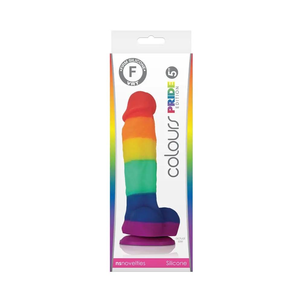 Colours Pride Edition 5 in. Dildo Rainbow by NS Novelties