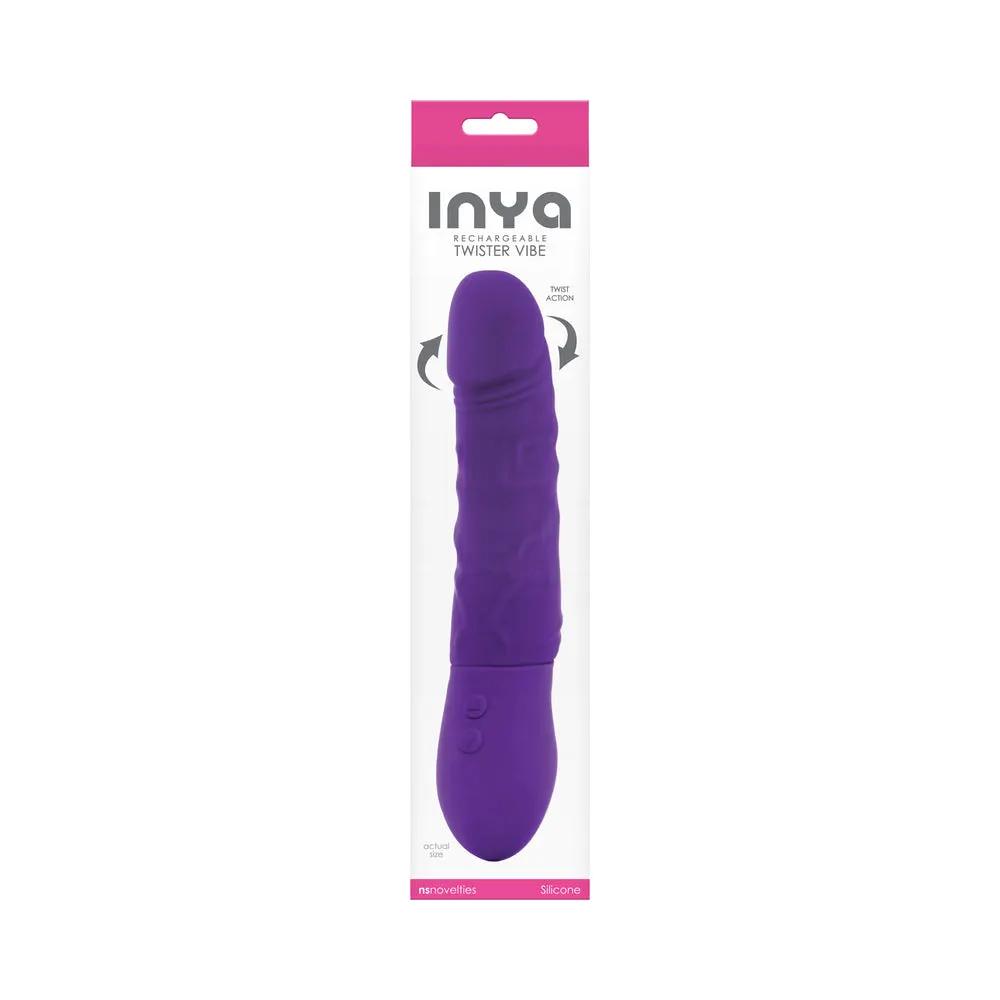 INYA Twister Rechargeable Rotating Vibrator Purple by NS Novelties