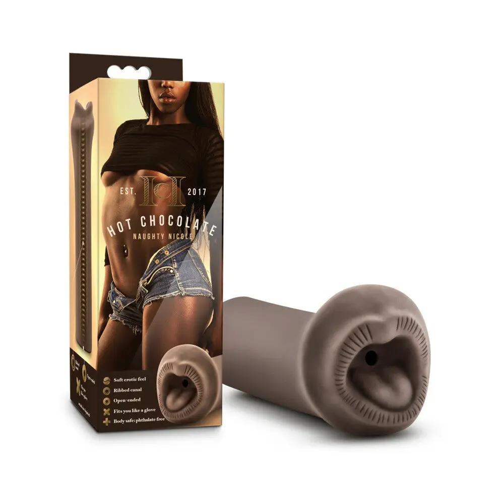 Hot Chocolate Naughty Nicole Oral Stroker Brown by Blush