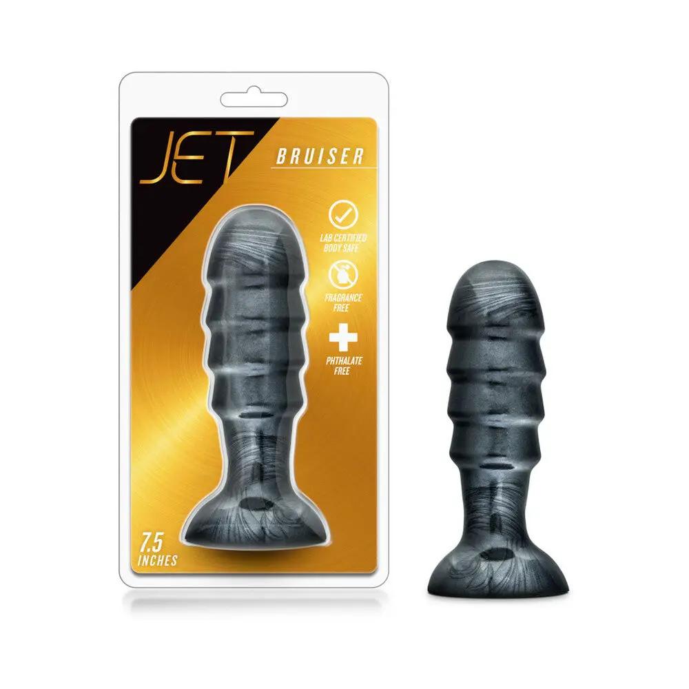 Jet Bruiser 7.5 in. Anal Plug Carbon Metallic Black by Blush