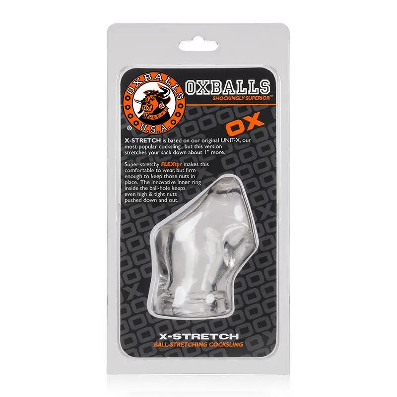 OxBalls Unit-X Stretch, Cocksling, Clear by Oxballs