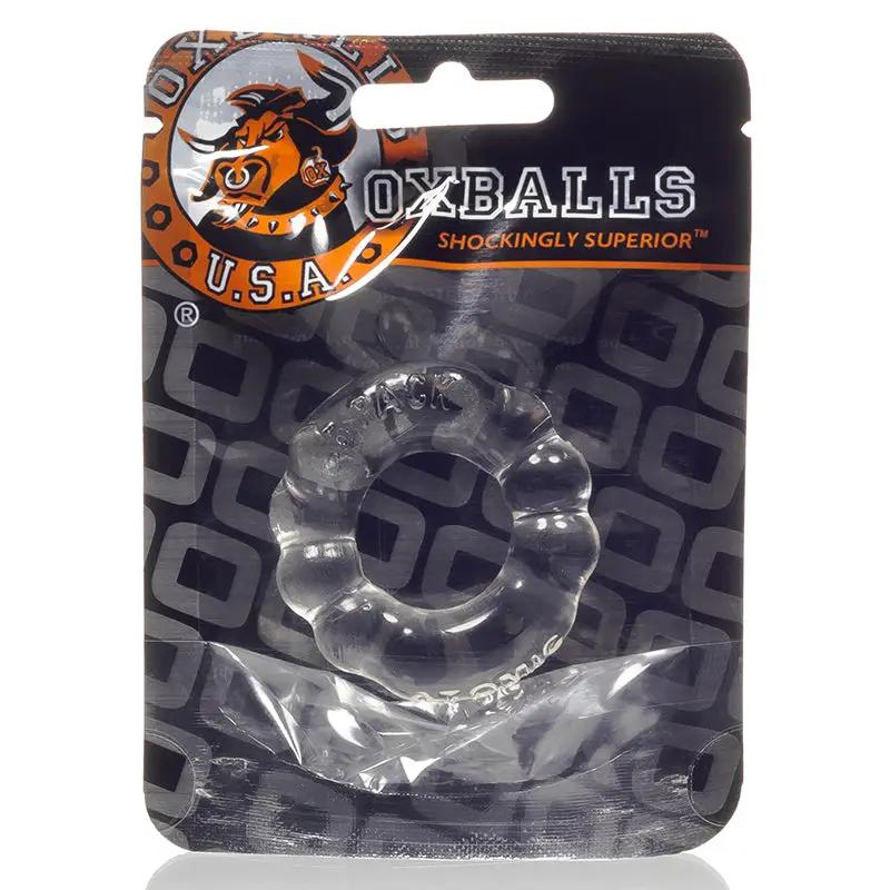 OxBalls 6-Pack, Cockring, Clear by Oxballs