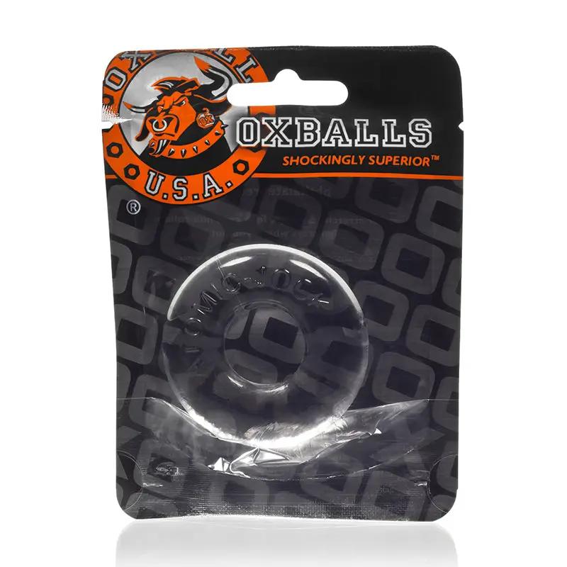 OxBalls Do-Nut- 2, Cockring, Large, Clear by Oxballs