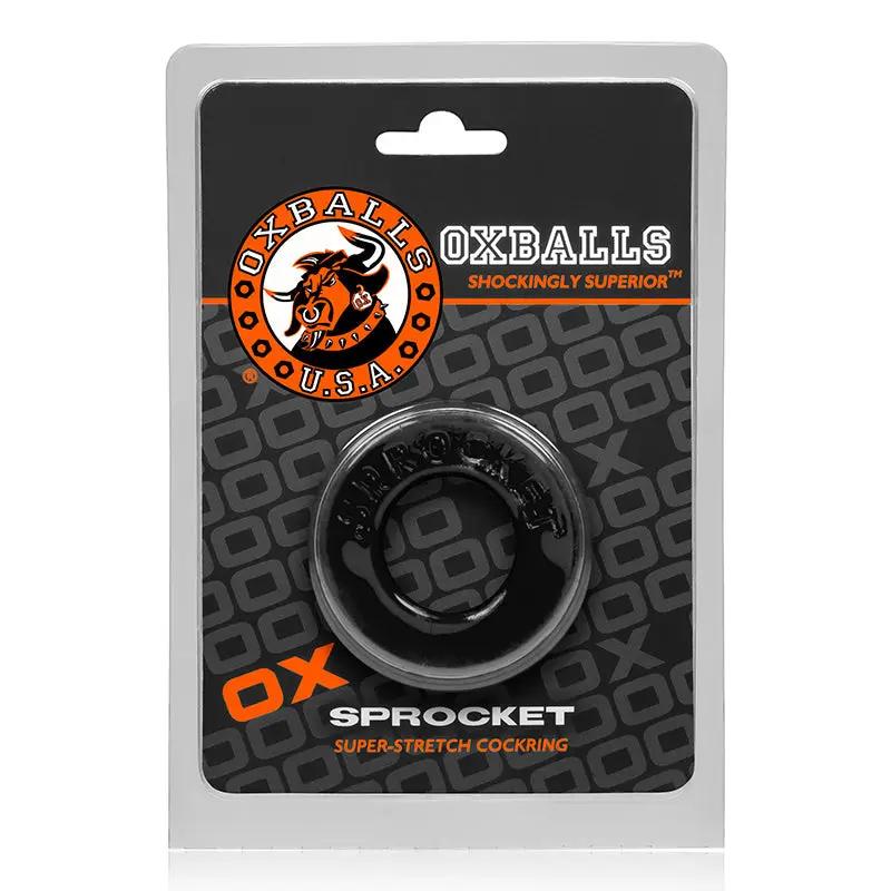 OxBalls Sprocket, Cockring, Black by Oxballs