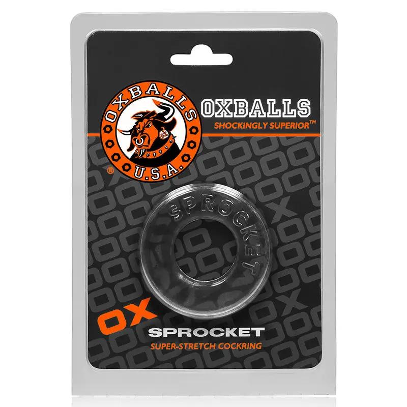 OxBalls Sprocket, Cockring, Clear by Oxballs