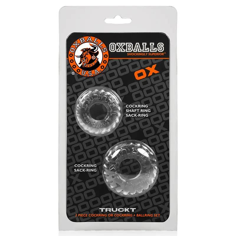OxBalls Truckt, Cockring, Clear by Oxballs
