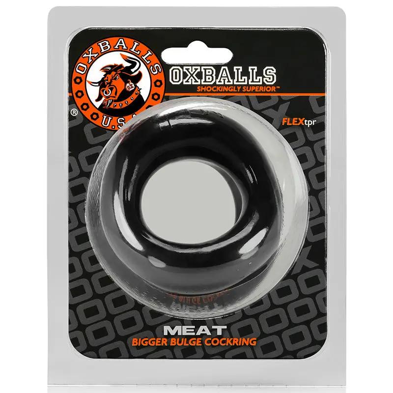OxBalls Meat, Padded Cockring, Black by Oxballs