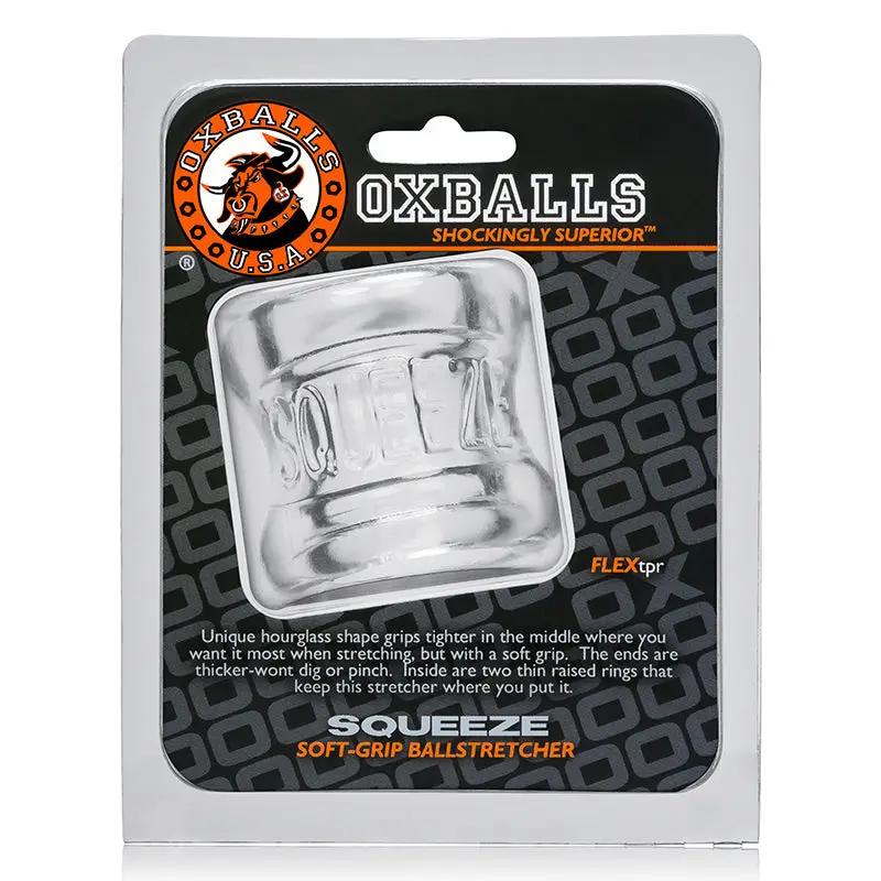 OxBalls Squeeze, Ball Stretcher, Clear by Oxballs