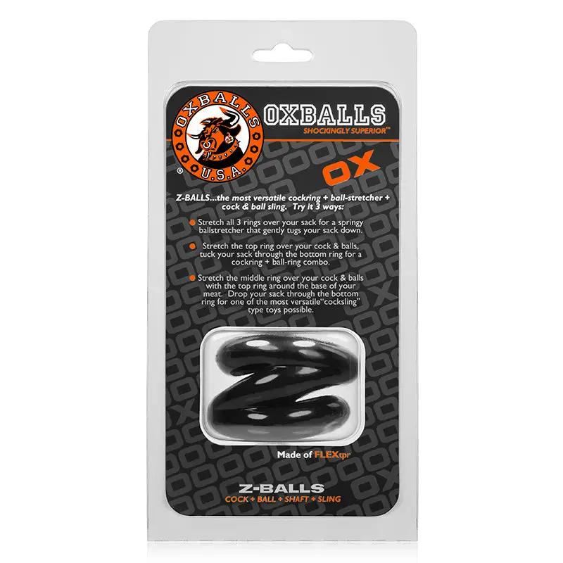 OxBalls Z-Balls, Ballstretcher, Black by Oxballs