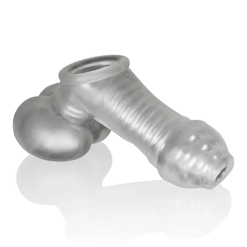 OxBalls Sackjack, Wearable Jackoff Sheath, Clear Frost by Oxballs