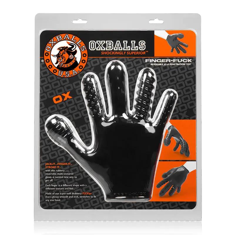 OxBalls Finger Fuck Glove, Black by Oxballs