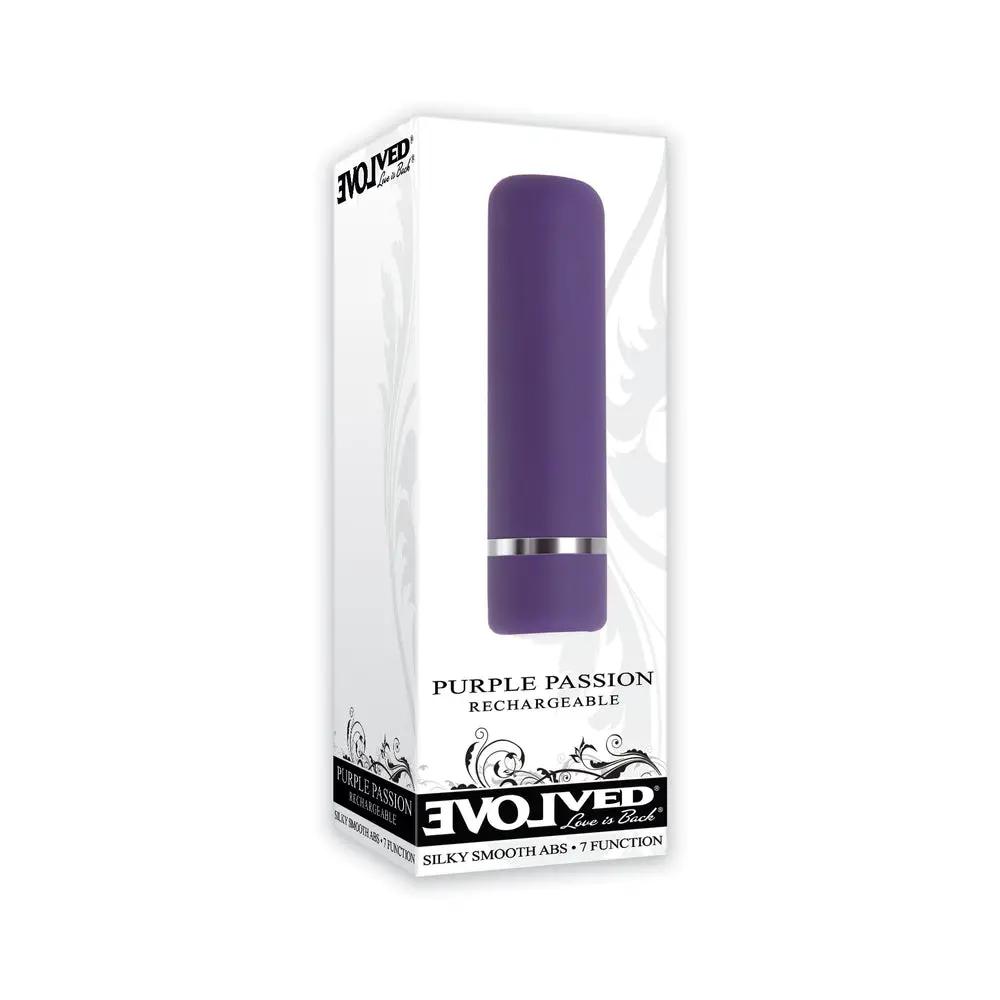 Evolved Purple Passion Rechargeable Petite Bullet Vibrator by Evolved