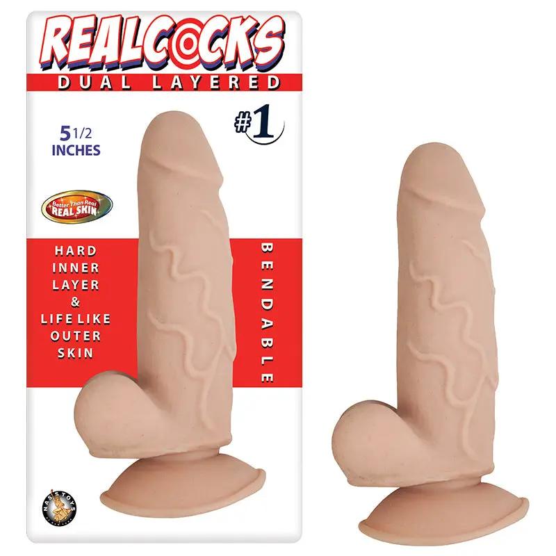 Realcocks Dual Layered #1 5.5in Flesh by Nasstoys