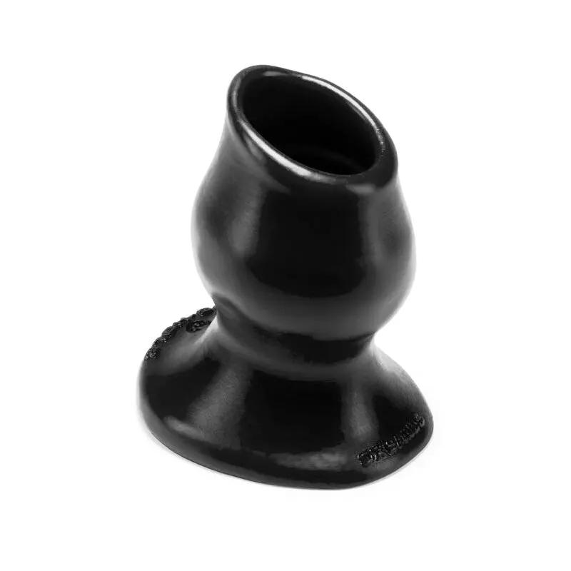 OxBalls Pighole-3, Hollow Plug, Large, Black by Oxballs