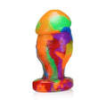 OxBalls Honcho-2, Buttplug, Medium, Rainbow by Oxballs