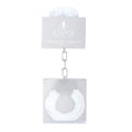 Ouch! Pleasure Furry Handcuffs With Quick-Release White by Shots