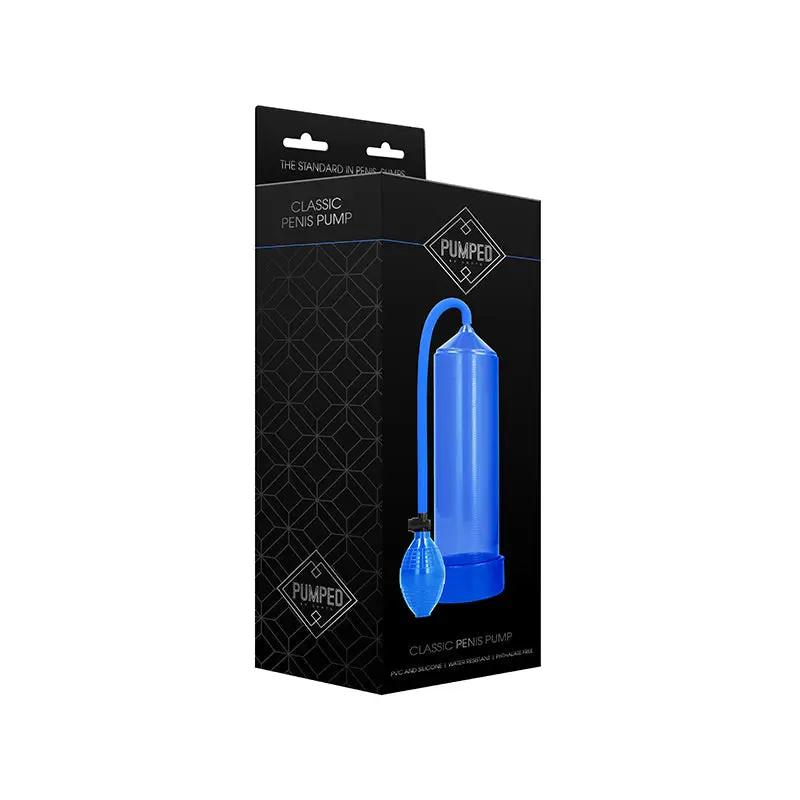 Pumped Classic Penis Pump Blue by Shots