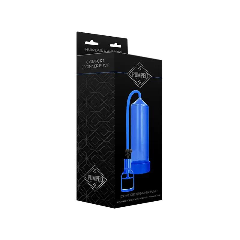 Pumped Comfort Beginner Penis Pump Blue by Shots
