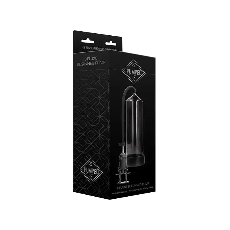 Pumped Deluxe Beginner Penis Pump Black by Shots