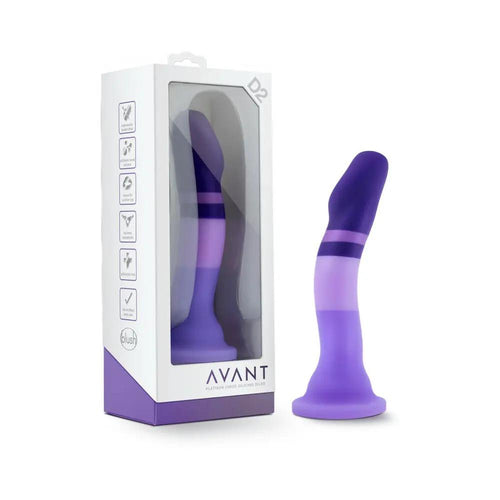 Avant D2 Purple Rain 7.5 in. Silicone Dildo by Blush