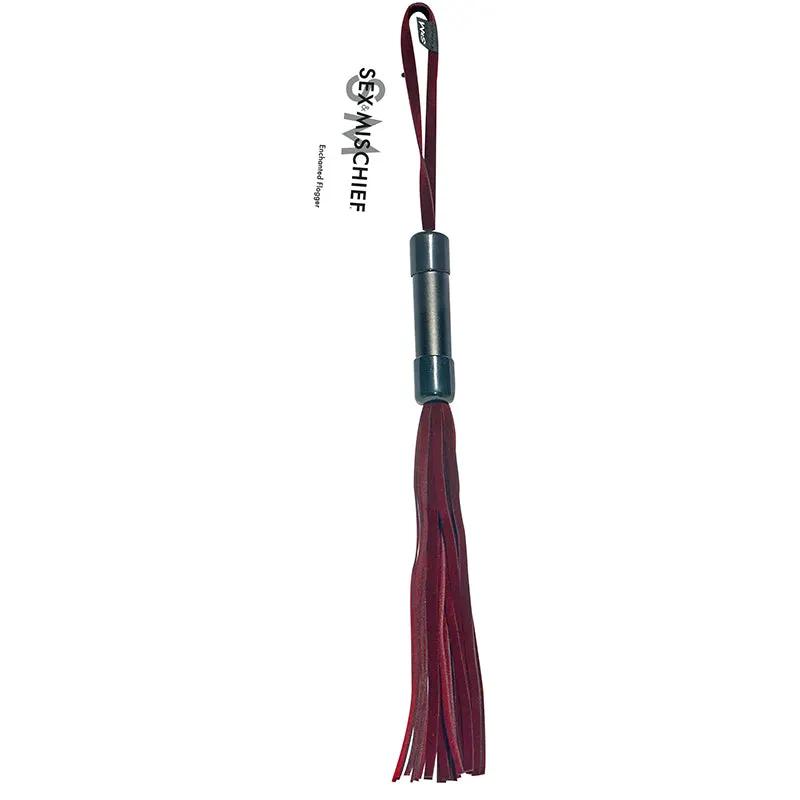 Sportsheets Sex & Mischief Enchanted Flogger Burgundy by Sportsheets
