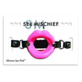 Sportsheets Sex & Mischief Silicone Lips Adjustable Open-Mouth Gag Pink by Sportsheets