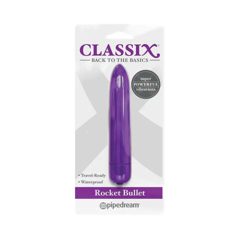 Classix Rocket Bullet Vibrator Purple by Pipedream