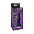 Anal Fantasy Elite Collection Small Rechargeable Vibrating Silicone Anal Plug Black by Pipedream