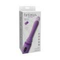 Fantasy For Her Love Thrust-Her Rechargeable Silicone Thrusting Vibrator Purple by Pipedream