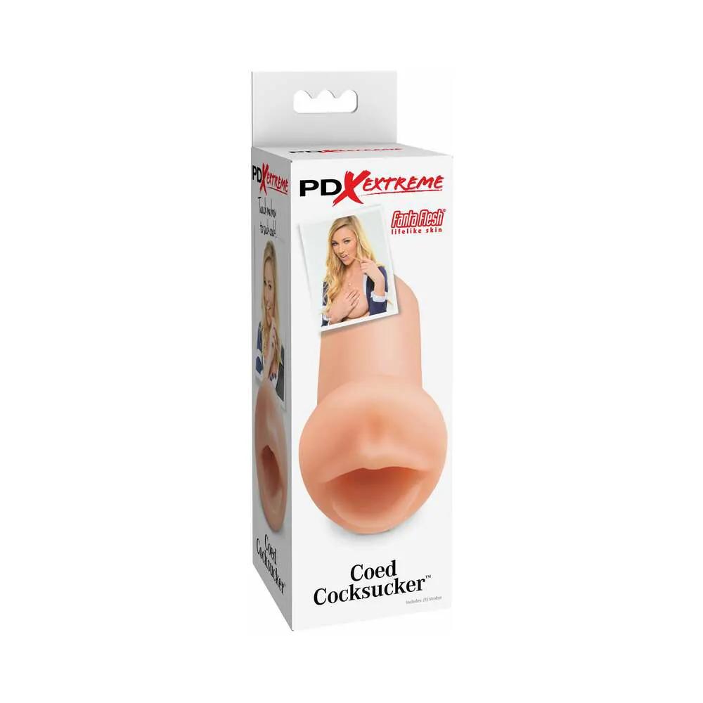 PDX Coed Cocksucker Oral Stroker Beige by PDX Brands