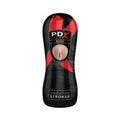 PDX Elite Vibrating Stroker Pussy Beige/Black by PDX Brands