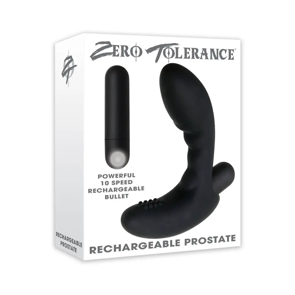 Zero Tolerance Eternal P-Spot Rechargeable Vibrating Prostate Massager Black by Zero Tolerance