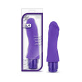 Luxe Marco 7.75 in. Silicone Vibrating Dildo Purple by Blush