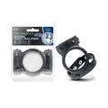 Performance VS8 Silicone Double Cock & Ball Strap Black by Blush